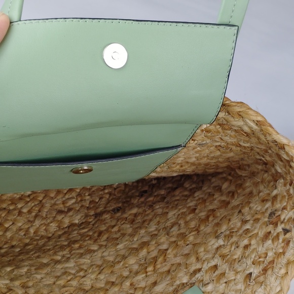 Zara Straw Tote Handbag. - Picture 11 of 13